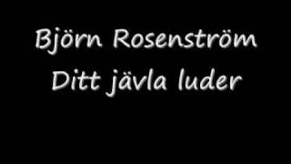 Björn rosenströmDitt jävla luder [upl. by Latnahs26]