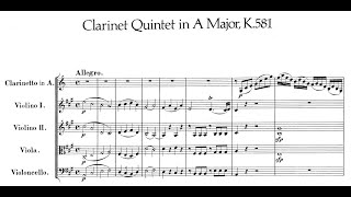 W A Mozart  Clarinet Quintet in A major KV 581 [upl. by Ahsena]