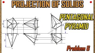 Projection of SolidsProblem 6 in Powerpoint [upl. by Dianna]