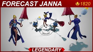 Forecast Janna Skin Spotlight  SKingdom  League of Legends [upl. by Roots867]