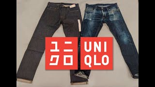 UNIQLO Selvedge Regular Fit Jeans  REVIEW [upl. by Ochs]