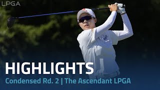 Condensed Second Round  2023 The Ascendant LPGA [upl. by Feetal]