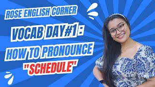 How to Pronounce Schedule in English  British vs American Pronunciation [upl. by Akena363]