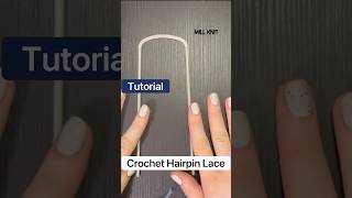 Crochet Hairpin Lace Tutorial [upl. by Ahterod704]