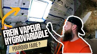 Pourquoi mettre un frein vapeur hygrovariable avec une isolation en laine de bois   Ep 118 [upl. by Goda875]