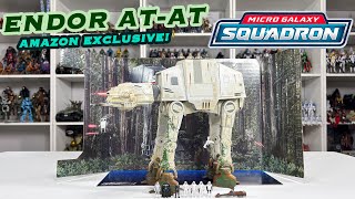 Endor ATAT Micro Galaxy Squadron Amazon Exclusive Unboxing and review from Jazwares [upl. by Aridni]