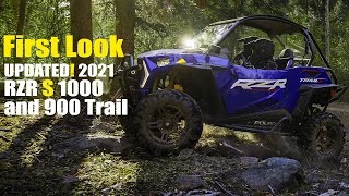 Updated 2021 Polaris RZR S 1000  RZR S 900 and RZR 900 Trail First Look Review [upl. by Accemahs848]