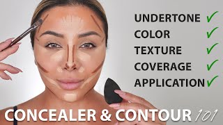 MAKEUP 101 CONCEALER AND CONTOURING  NINA UBHI [upl. by Damiano]