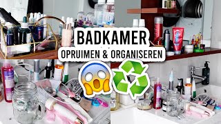 BADKAMER amp SKINCARE OPRUIMEN EN UITZOEKEN ♻️ ShelingCynthia [upl. by Aratak938]