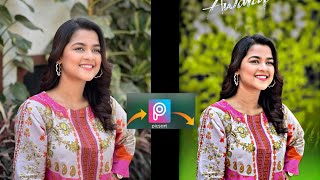 How To Photo Editing Picsart Background Change 2024 [upl. by Garlanda]