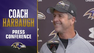 John Harbaugh on Justin Madubuike’s Track to Beating the Sack Record  Baltimore Ravens [upl. by Aryam]