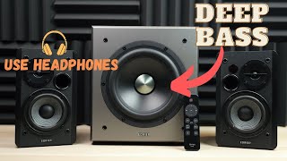 Edifier Subwoofer Bass Test  Active Subwoofer For Home  Subwoofer Bass Test trending [upl. by Enirehtahc]