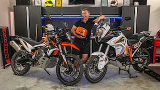 KTM 1290 SAR vs 890 Adventure R  Bigger is Better [upl. by Tsirhc]