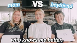 Who Knows Me Better Mom VS Boyfriend [upl. by Amann]