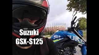 Suzuki GSXS125 mały krążownik idealny do miejskiej dżungli short review [upl. by Atoiganap]