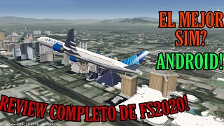 ✅✈REVIEW DE AEROFLY FS 2020 COMPLETO¿VALE LA PENA¿MEJOR SIMULADOR PARA ANDROID [upl. by Annaira]