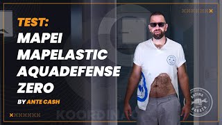 Ante Cash testira Mapei Mapelastic AquaDefense ANTINA GARAŽA S2E7 [upl. by Yesrod593]