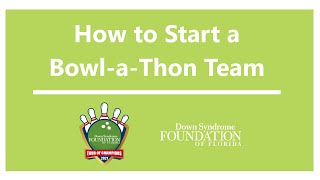 How to Create Your BowlaThon Team  BowlaThon Qgiv Tutorials [upl. by Klemens]