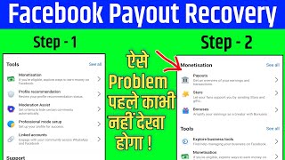 Facebook पर ऐसे Problem पहले काभी नहीं देखे थे  Facebook Payout Recovery Problem [upl. by Kimmy226]