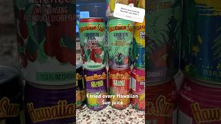 I tried every Hawaiian Sun Juice shorts hawaii tastetest [upl. by Ecyrb]