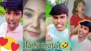 Hansi 🤣 majak2024 new comedy video😋tik tok funny videoquot🤣danger bhai😎dangerdgc [upl. by Taddeusz]