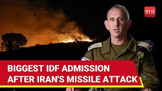 Iran Was Right Israel Confirms Ballistic Missiles Hit Two Major Air Bases During Oct 1 Attack [upl. by Maillij]