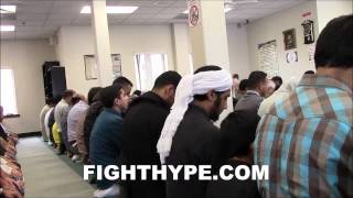 AMIR KHAN FIGHTHYPE ACCESS PART 3 PRAYER AT THE MOSQUE [upl. by Nomyad]