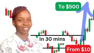 Forex trading Learn How I Made 500 in 30 min  Price Action Strategy 2024 Grow Small Accounts [upl. by Ian]