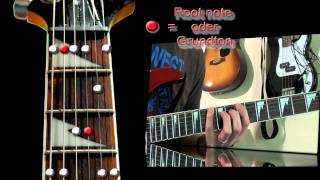 Moll Pentatonik  Pattern 4 Guitar lesson [upl. by Eilahs84]