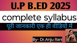 BEd course 2025 full details  B Ed course complete information dranjurani [upl. by Fagan228]