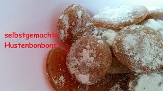 selbstgemachte Hustenbonbons  das beste Hausmittel gegen Erkältung [upl. by Saiff759]