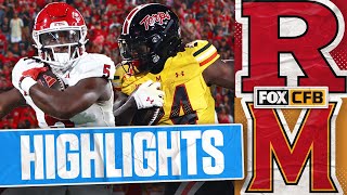 Rutgers Scarlet Knights vs Maryland Terrapins Highlights  FOX College Football [upl. by Ahtiek]