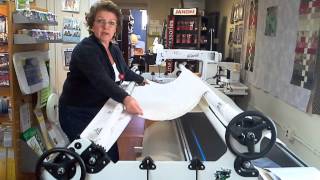 How to load a quilt on your Handiquilter longarm [upl. by Alidus]