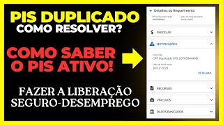 COMO RESOLVER PIS DUPLICADO NO SEGURO DESEMPREGO [upl. by Tiffie663]