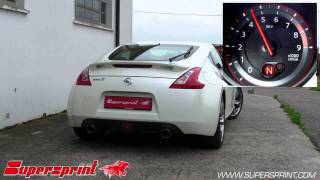 Nissan 370 Z  Supersprint Catback Exhaust  Revving [upl. by Bobbi]