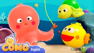 Como SongsampSurprise  Fishing Adventure Fun  English cartoon songs for babies  Como Kids TV [upl. by Larry]