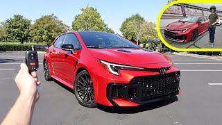 2025 Toyota GR Corolla Premium Plus Start Up Exhaust Track Drive Walkaround and Review [upl. by Gilbertson518]