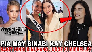 Pia may sinabi kay Chelsea Manalo sa Miss Universe 2024 at Michelle Dee dapat isa sya sa judge [upl. by Intisar798]