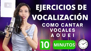 CALENTAMIENTO VOCAL 4 Ejercicios de vocalización en 10 minutos  Clases de canto Natalia Bliss [upl. by Ecadnak]