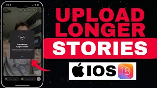 How to Upload Longer Videos than 15 seconds To Instagram Story 2024 [upl. by Anilegnave]