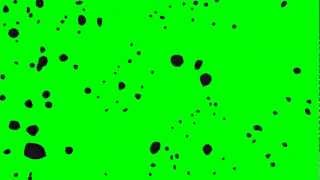 rotating asteroid field  green screen effect [upl. by Safir]