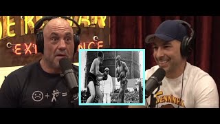 JRE The most RIGGED Boxing Match in History [upl. by Esirahc]