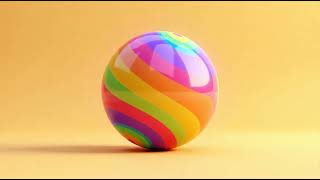 Exploding Rainbow Ball  Colorful Chaos 🎉🌈 [upl. by Sikram344]