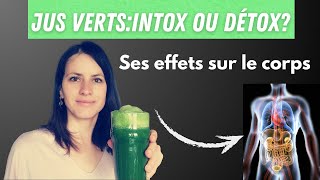 Jus verts intox ou détox  Effets des jus verts sur votre corps [upl. by Targett590]