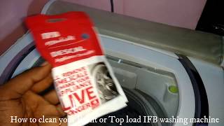 How to clean IFB Top load  washing machine infotaptamil [upl. by Edelson]