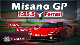 iRacing Ferrari 296 GT3 Challenge  Misano Track Guide  1355  2024 S2 [upl. by Vassily764]