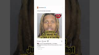 Saycheese just released news that rapper lil durk is in custody allegedly for quando rondo friend [upl. by Edrahs]