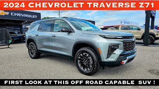 2024 Chevrolet Traverse Z71 25L Turbo  First Look at the All New Off Road Tuned Traverse SUV [upl. by Irallih991]