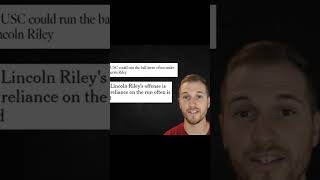 Why Lincoln Rileys offense WONT work in big 10 uscfootball lincolnriley big10football [upl. by Nekal]