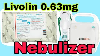 Levolin respules 063mg uses  levolin 063mg  Nebulizer  levolin inhalation solution [upl. by Lanie]